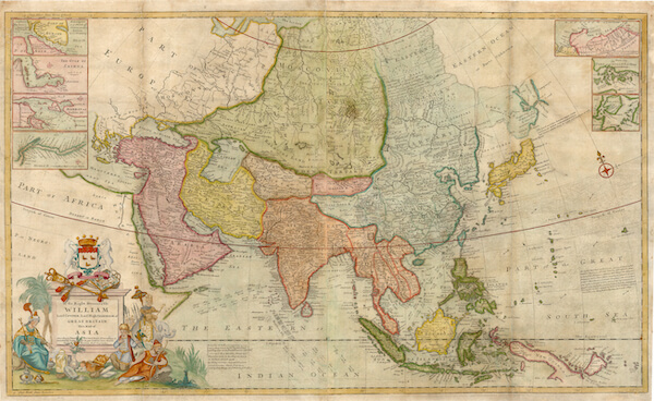 Map of Asia - Herman Moll (1720)
