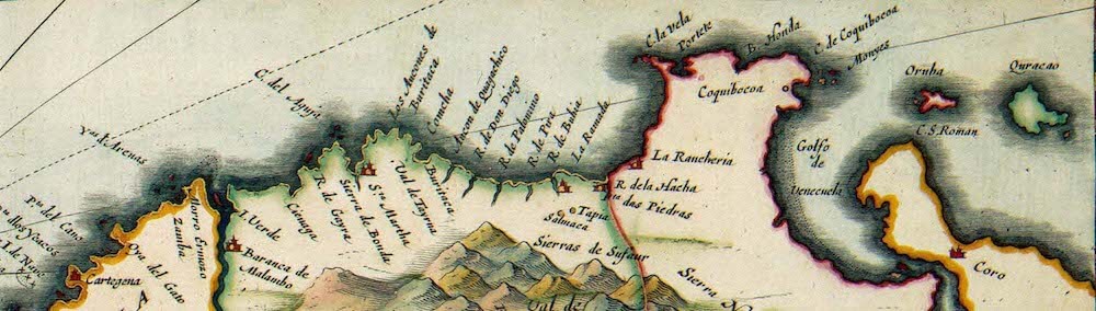 Terre Firma Coast - Atlas van der Hagen (c. 1630)