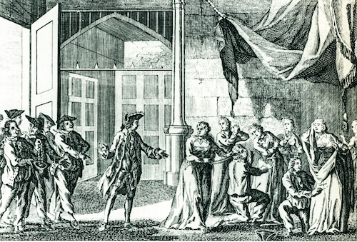 Woodes Rogers and Privateers Rob Spanish Women in Guayaguil, Ecuador (18th Century)